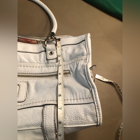 White Guess Satchel - Picture 9 of 11